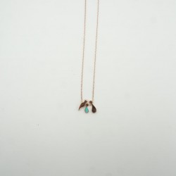 Fio em Prata 925 Cor Bronze C/ Família Menino Fio em Prata 925 Cor Bronze C/ Família Menino