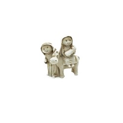 Fuga para o Egito Bege C/ Dourado 7cm Fuga para o Egito Bege C/ Dourado 7cm