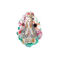 Magnético Colorido C/ Nª Srª Fátima Coroada KN4451 ou KN6058 Magnético Colorido C/ Nª Srª Fátima Coroada KN4451 ou KN6058