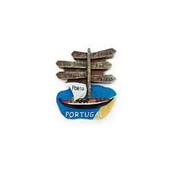 Magnético Poliresina Porto Placa Cidades 4061