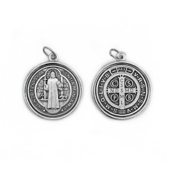 Medalha Argentada C/ Diversos Santos T30 Medalha Argentada C/ Diversos Santos T30
