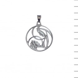 Medalha de Prata Estilizada Amor de Mãe 3,79gr Medalha de Prata Estilizada Amor de Mãe 3,79gr