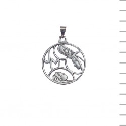 Medalha de Prata Estilizada Sagrada Família 3,84gr Medalha de Prata Estilizada Sagrada Família 3,84gr