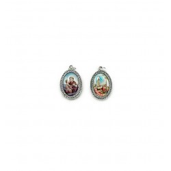 Medalha Dupla Nikelada e Resina Color. Div. Santos Medalha Dupla Nikelada e Resina Color. Div. Santos