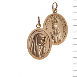 Medalha Oval Rosto De Virgem Vs Fátima Coroada Medalha Oval Rosto De Virgem Vs Fátima Coroada