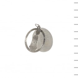 Medalha Prata 925 com Nossa Sra. de Fátima e Oração 4,2gr Medalha Prata 925 com Nossa Sra. de Fátima e Oração 4,2gr