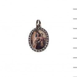 Medalha Prata e Pedras Sra. do Carmo 4,00gr Medalha Prata e Pedras Sra. do Carmo 4,00gr