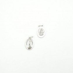 Medalha Prata Oval C/ Cercadura Aparição Medalha Prata Oval C/ Cercadura Aparição