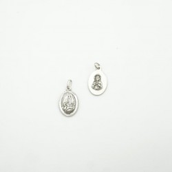 Medalha Prata Oval C/ Cercadura Aparição Medalha Prata Oval C/ Cercadura Aparição