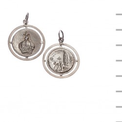 Medalha Prata Redonda Aparição 2,20gr Medalha Prata Redonda Aparição 2,20gr