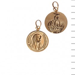 Medalha Rosto De Virgem Vs Coroa De Fátima Medalha Rosto De Virgem Vs Coroa De Fátima