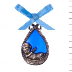 Medalhão com Anjo Azul Medalhão com Anjo Azul