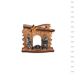 Mini Presépio Cabana de Madeira Mini Presépio Cabana de Madeira