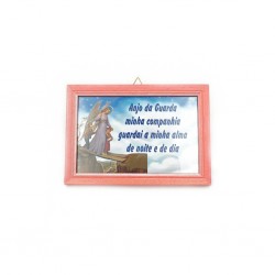 Moldura com Oração e Anjinho da Guarda Moldura com Oração e Anjinho da Guarda