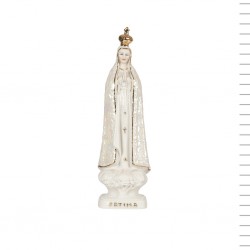 N. Sra de Fátima em Porcelana Manto Pérola - 18.5cm N. Sra de Fátima em Porcelana Manto Pérola - 18.5cm