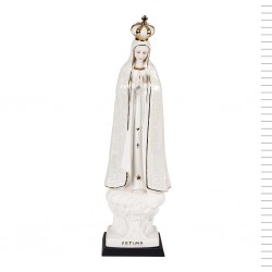 N. Sra de Fátima Grande Pérola e Manto Trabalhado 40cm N. Sra de Fátima Grande Pérola e Manto Trabalhado 40cm