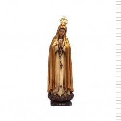 Nossa Sra. de Fátima Ouro e Marfim 35cm Nossa Sra. de Fátima Ouro e Marfim 35cm