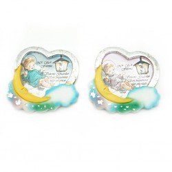 Nuvem C/ Coração Prateado Nuvem C/ Coração Prateado