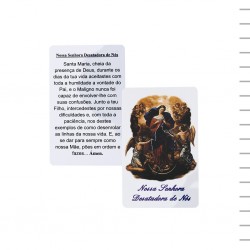 Pagela Plastificada Nossa Senhora Desatadora de Nós Pagela Plastificada Nossa Senhora Desatadora de Nós