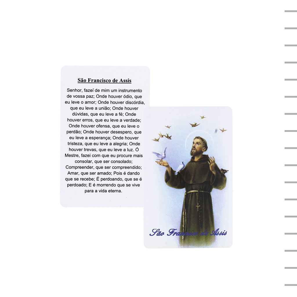 Pagela Plastificada São Francisco de Assis