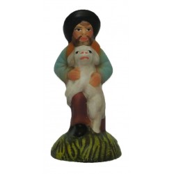 Pastor com Ovelha à Frente 8cm Pastor com Ovelha à Frente 8cm