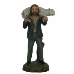 Pastor com Ovelha aos Ombros 21cm