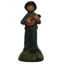 Pastor com Viola 10cm Pastor com Viola 10cm