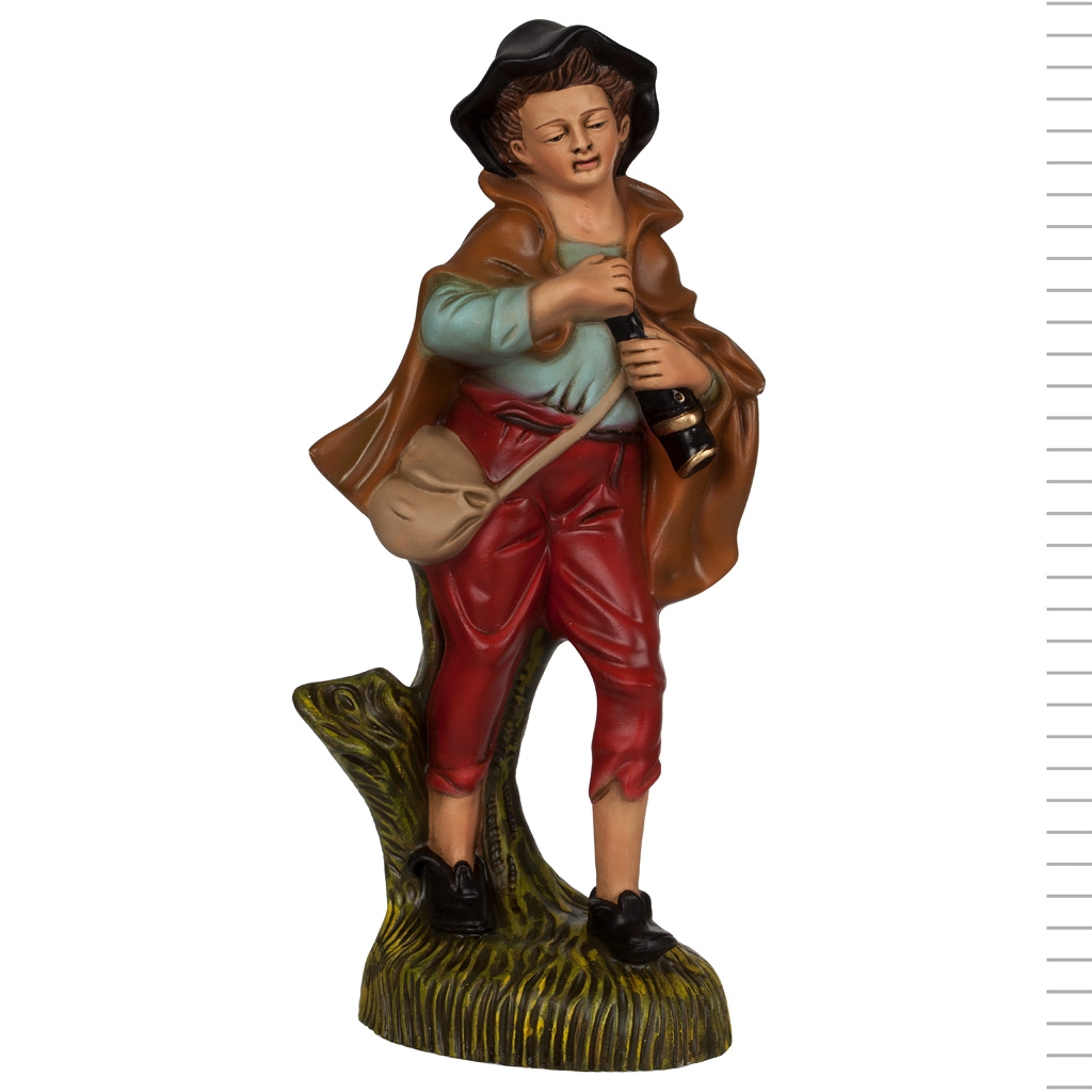 Pastor De Chapéu C/ Flauta 30Cm