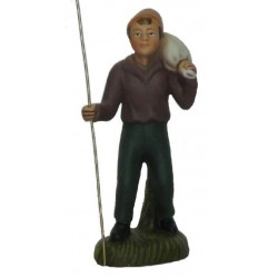 Pastor Moleiro com Saco de Farinha 15.50cm Pastor Moleiro com Saco de Farinha 15.50cm