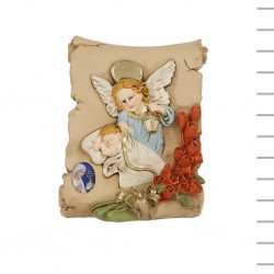 Pergaminho de Resina com Anjo da Guarda Pergaminho de Resina com Anjo da Guarda