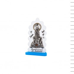 Placa Acrílica Bicolor Fátima Metal 9,5 cm Placa Acrílica Bicolor Fátima Metal 9,5 cm