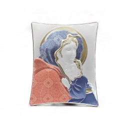 Placa Bilaminada C/ Amor de Mãe Colorida 16x20cm Placa Bilaminada C/ Amor de Mãe Colorida 16x20cm