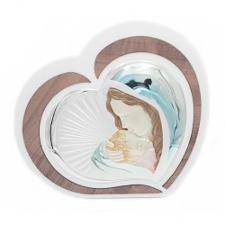 Placa Coração C/Amor Mãe Color. Bilaminado40x44cm Placa Coração C/Amor Mãe Color. Bilaminado40x44cm