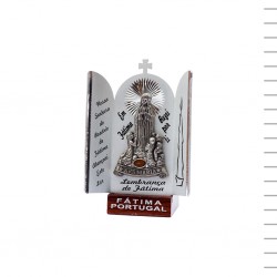 Placa de Alumínio Livro com Cruz Aparição Metal CB 10 cm