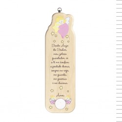 Placa de Madeira com Oração do Anjo Placa de Madeira com Oração do Anjo