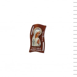 Placa Madeira Friso Colorida com Aureola 7 cm Placa Madeira Friso Colorida com Aureola 7 cm