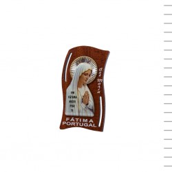 Placa Madeira Friso Colorida com Aureola 9 cm Placa Madeira Friso Colorida com Aureola 9 cm