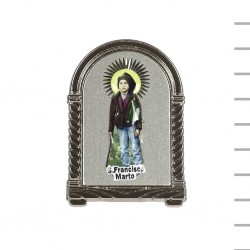 Placa Metal Cúpula Pequena com Francisco Placa Metal Cúpula Pequena com Francisco