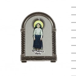 Placa Metal Cúpula Pequena com Jacinta Placa Metal Cúpula Pequena com Jacinta