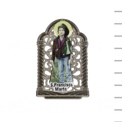 Placa Metal Rendilhada com Francisco Placa Metal Rendilhada com Francisco