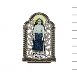 Placa Metal Rendilhada com Jacinta Placa Metal Rendilhada com Jacinta