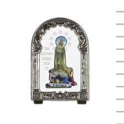 Placa Vitral Aparição Colorida 7cm Placa Vitral Aparição Colorida 7cm