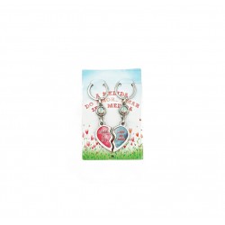 Porta Chaves Coração do Amor em Madeira