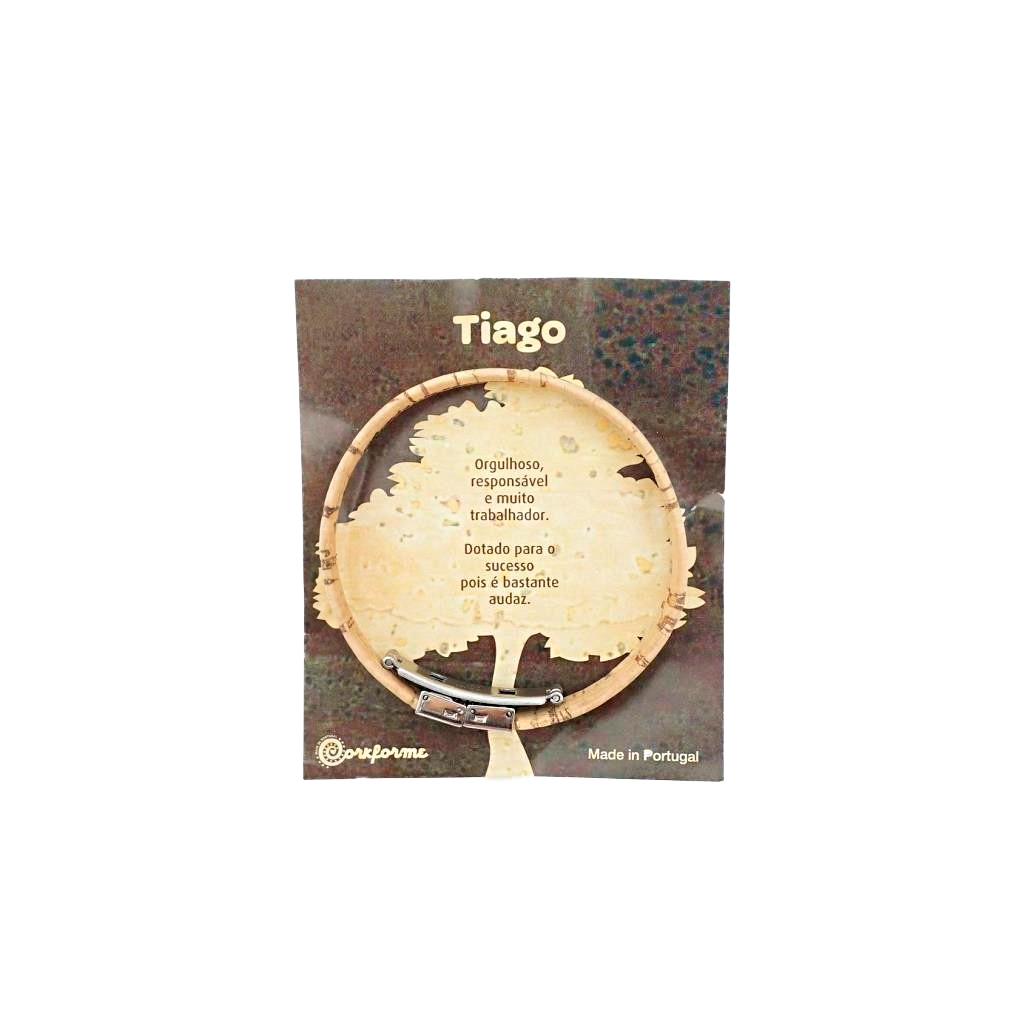 Pulseira C/ Nomes em Cortiça