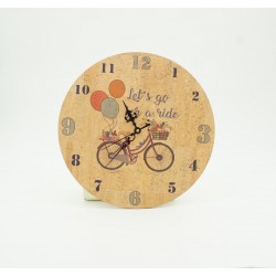 Relógio de Parede em Cortiça Div. Modelos C/ Cx. Relógio de Parede em Cortiça Div. Modelos C/ Cx.