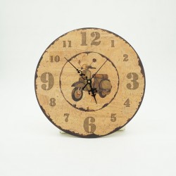 Relógio de Parede em Cortiça Div. Modelos C/ Cx. Relógio de Parede em Cortiça Div. Modelos C/ Cx.