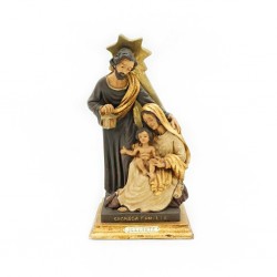 Sagrada Familia Ouro e Marfim 30cm Sagrada Familia Ouro e Marfim 30cm