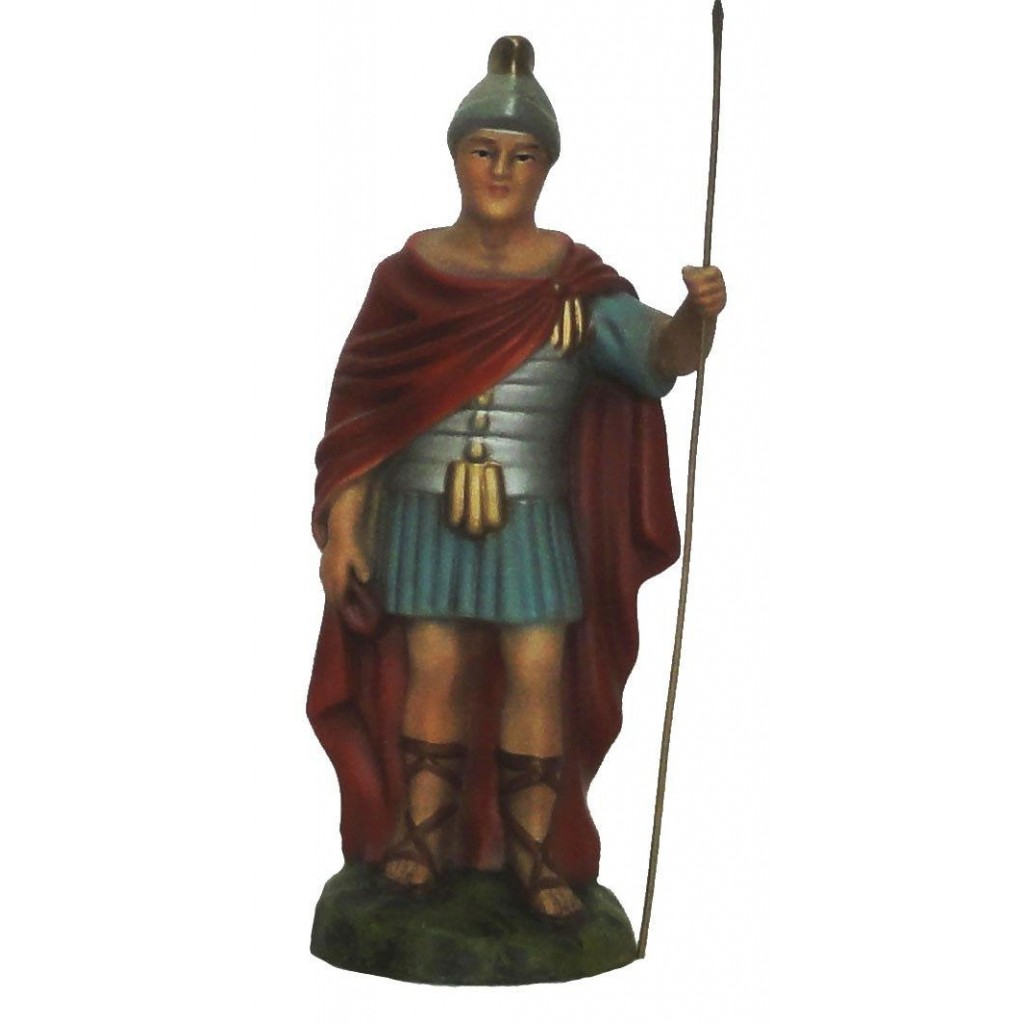 Soldado com Lança na Mão 18cm