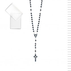 Terço com Passador e Cruz de São Bento com Mosquetão Terço com Passador e Cruz de São Bento com Mosquetão