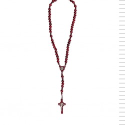 Terço de Cordão com Passador e Cruz de São Bento Terço de Cordão com Passador e Cruz de São Bento